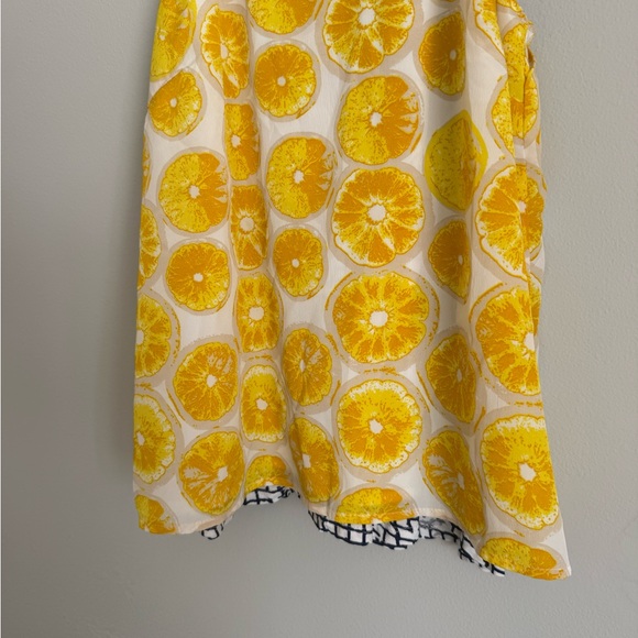 Anthropologie Porridge Lemon Print Layered Look Tank - Picture 5 of 10